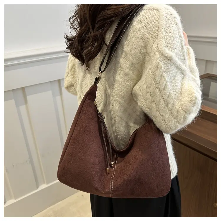 Women's 2024 Casual Shoulder Bag Black White Large Capacity — feature 28