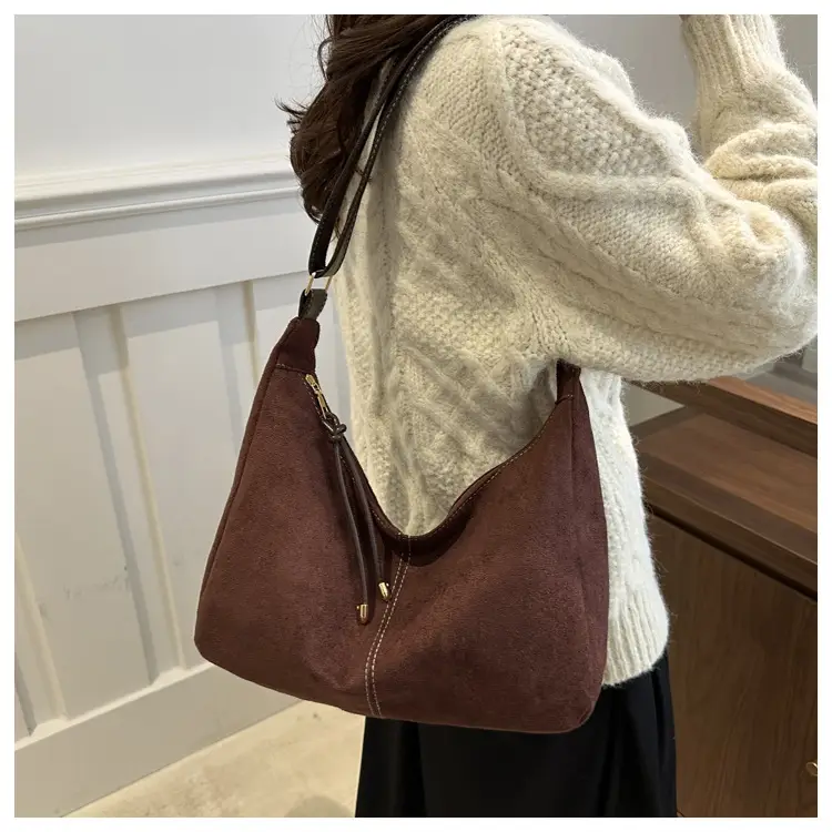 Women's 2024 Casual Shoulder Bag Black White Large Capacity — feature 29