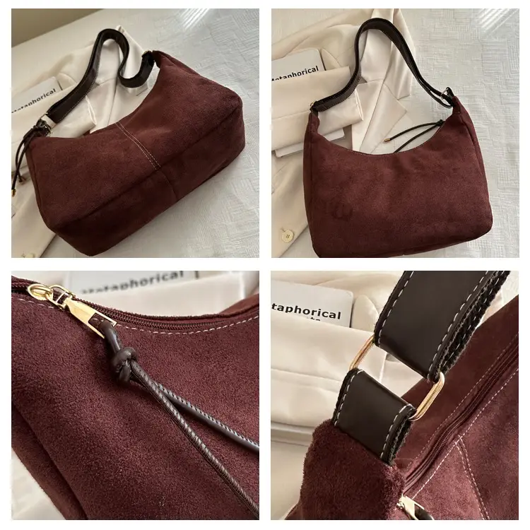 Women's 2024 Casual Shoulder Bag Black White Large Capacity — feature 9
