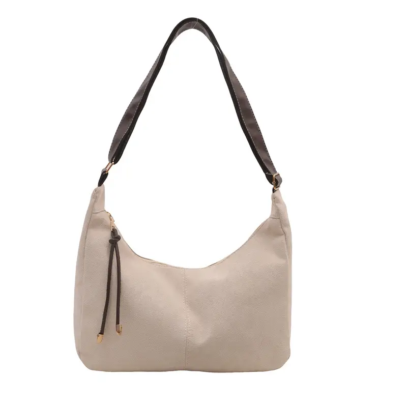 Women's 2024 Casual Shoulder Bag Black White Large Capacity - Image 2