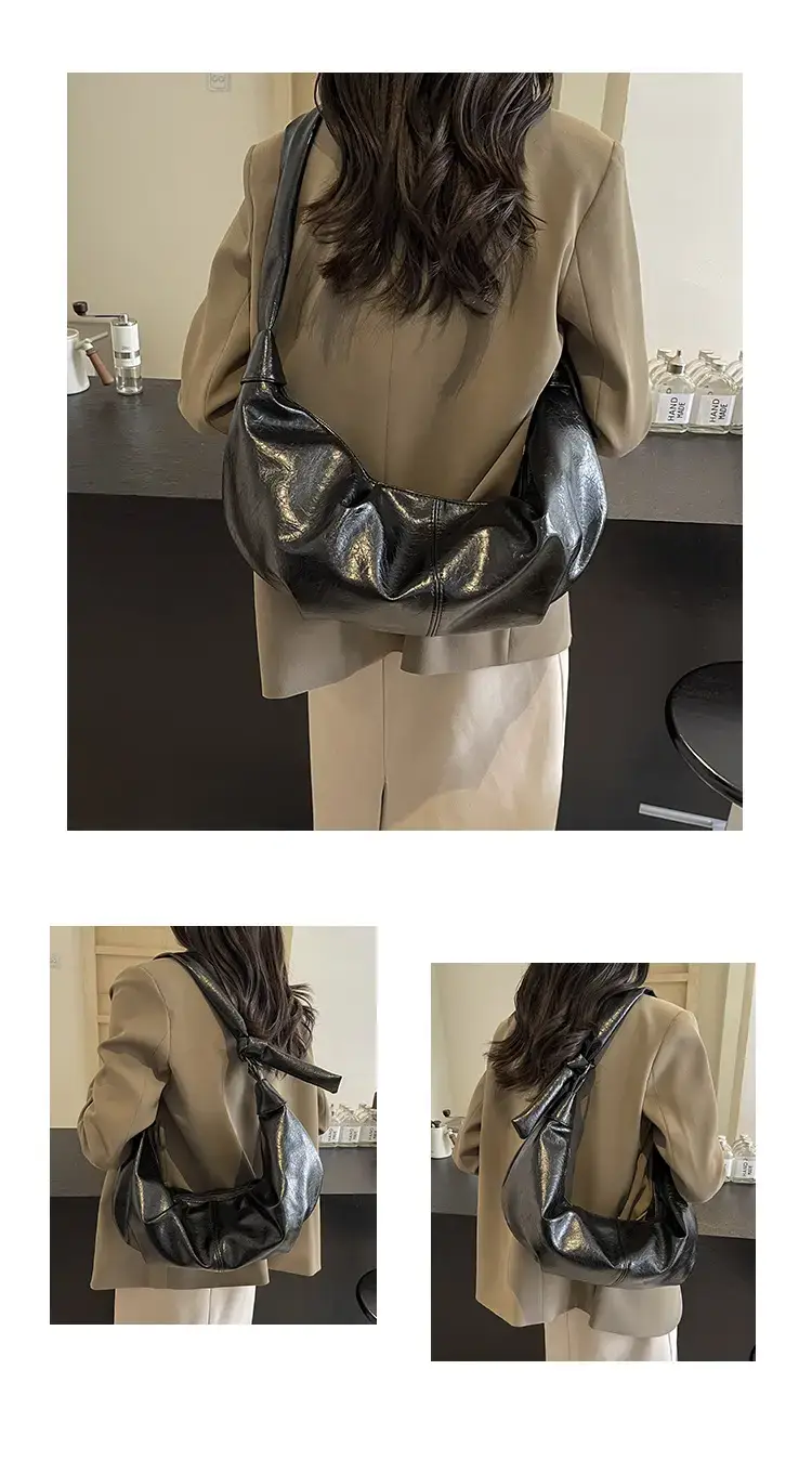 Nude Leather One-shoulder Crossbody Bag for Women — feature 12