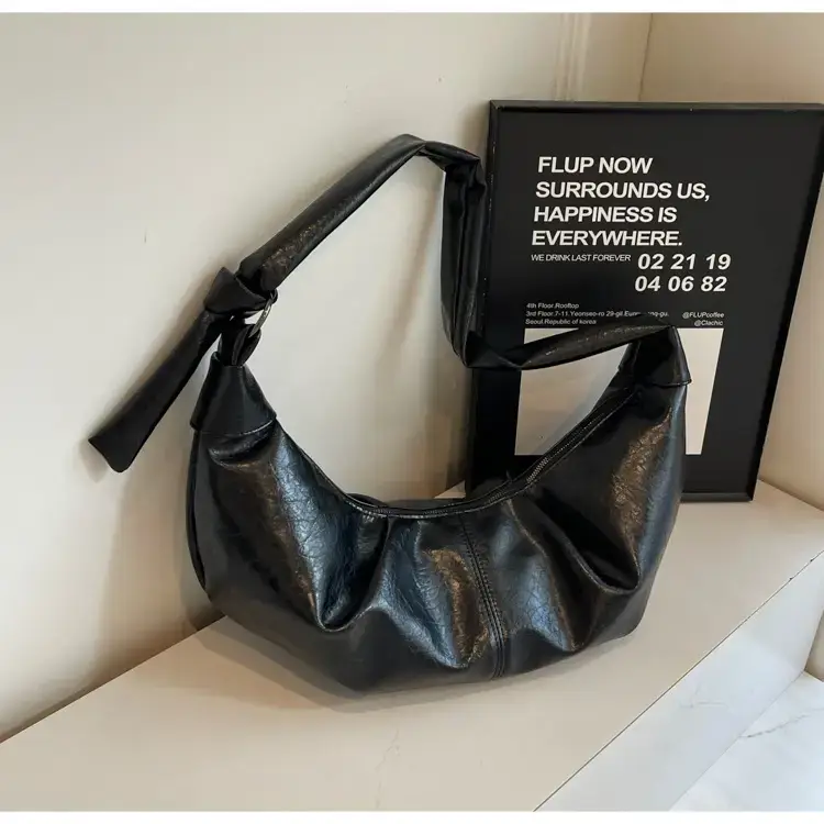 Nude Leather One-shoulder Crossbody Bag for Women — feature 28