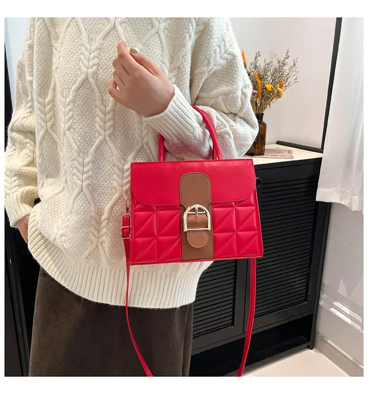 Green Quilted Women's Shoulder Crossbody Bag — feature 14