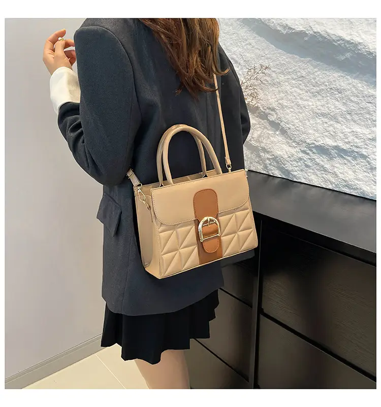Green Quilted Women's Shoulder Crossbody Bag — feature 21