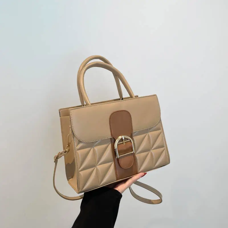 Green Quilted Women's Shoulder Crossbody Bag - Image 6