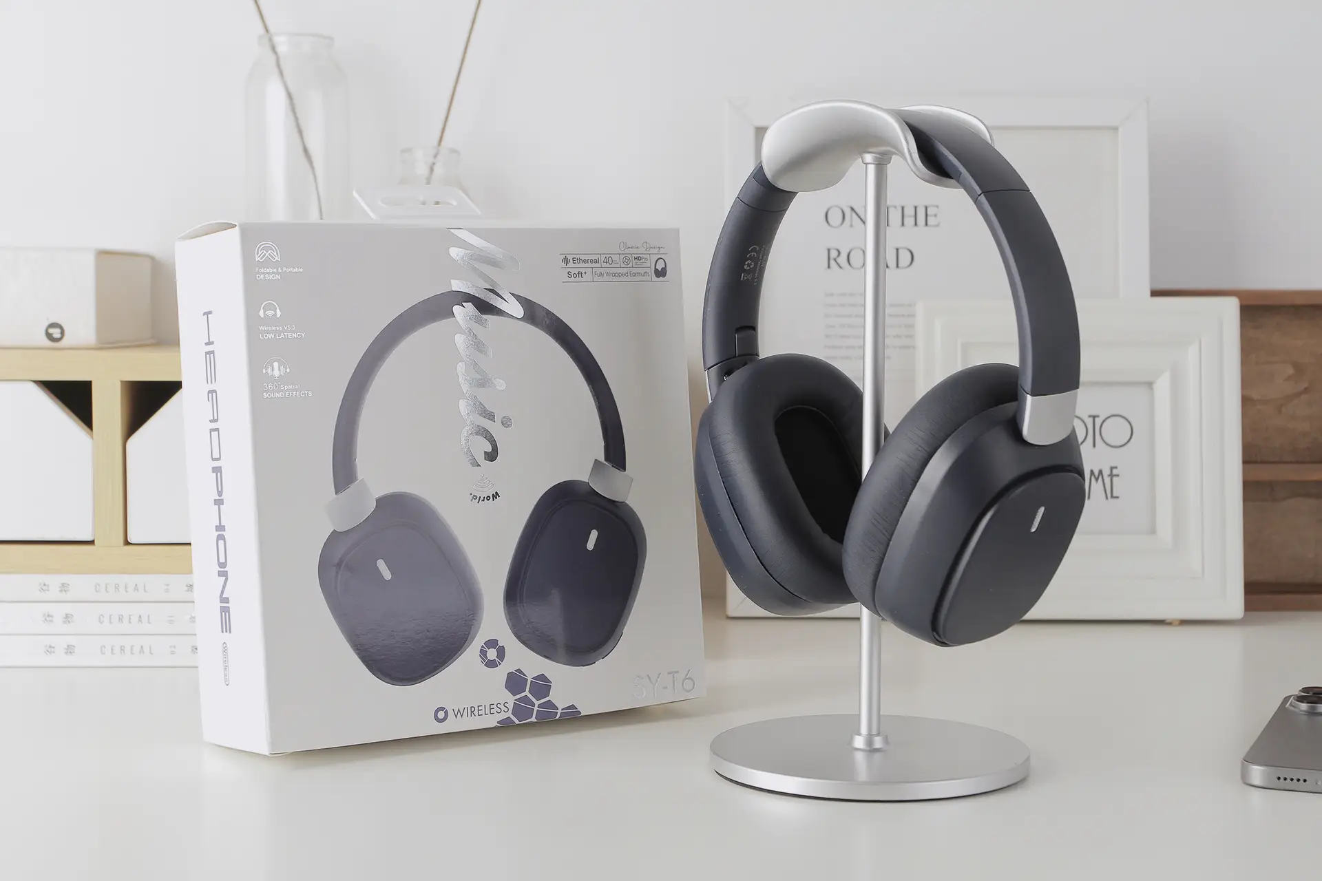 Wireless Bluetooth Headset with Noise Reduction Black — feature 27
