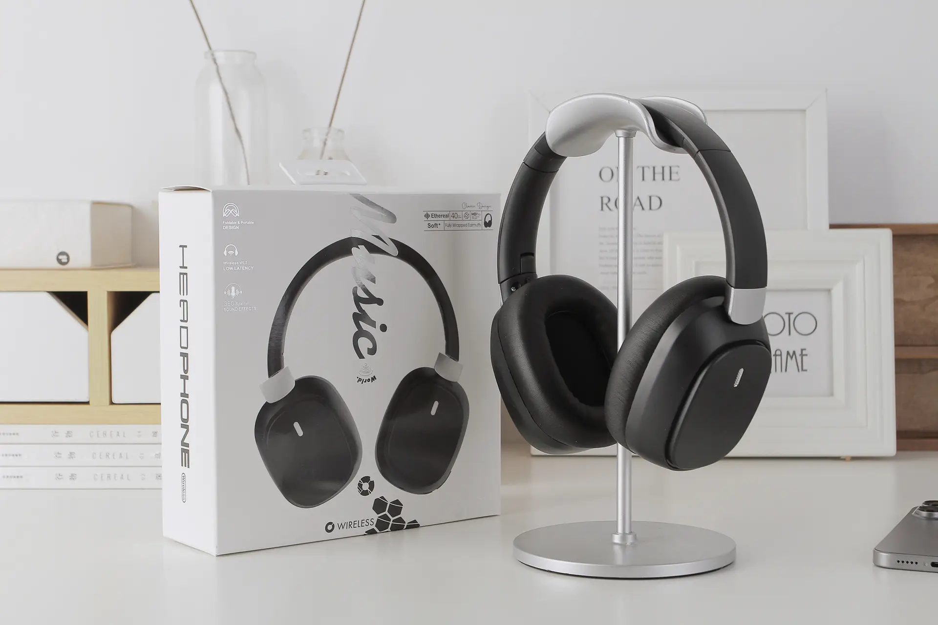 Wireless Bluetooth Headset with Noise Reduction Black — feature 28