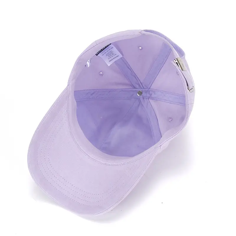 Women's Light Purple Embroidered Baseball Cap