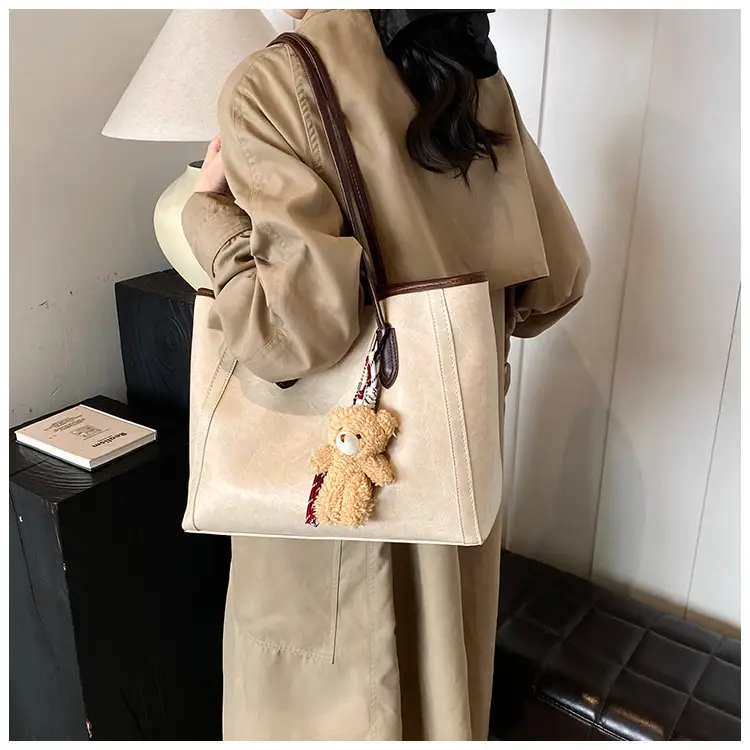 Black Korean Style Shoulder Tote Bag for Women — feature 11