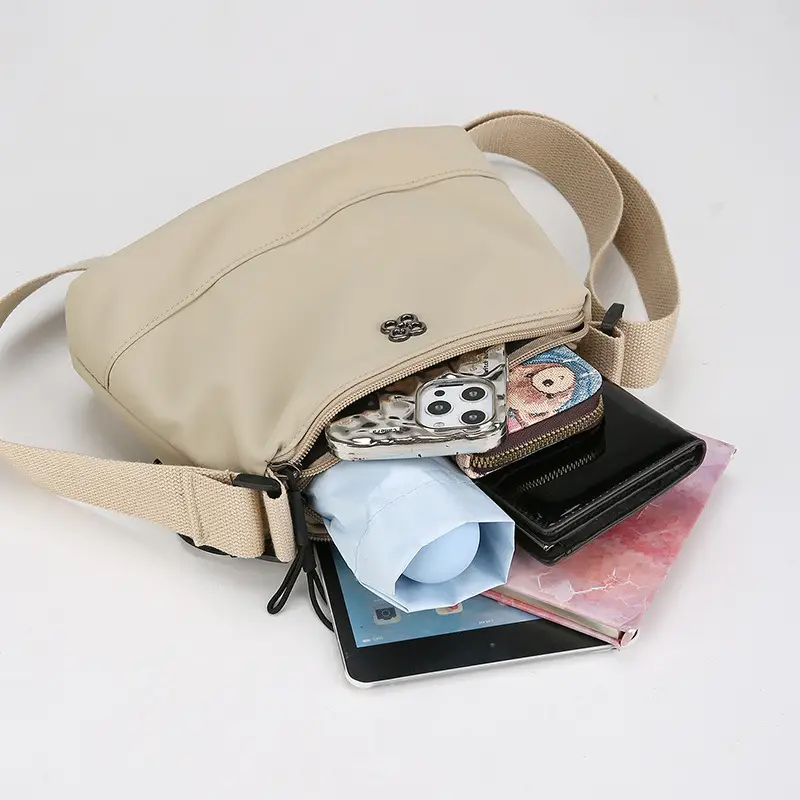 Women's Waterproof Crossbody Bag Black Nylon 2024 - Image 8