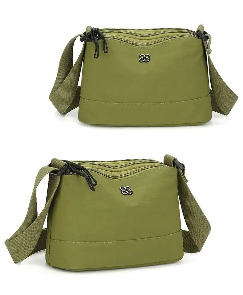 Women's Waterproof Crossbody Bag Black Nylon 2024 — feature 23