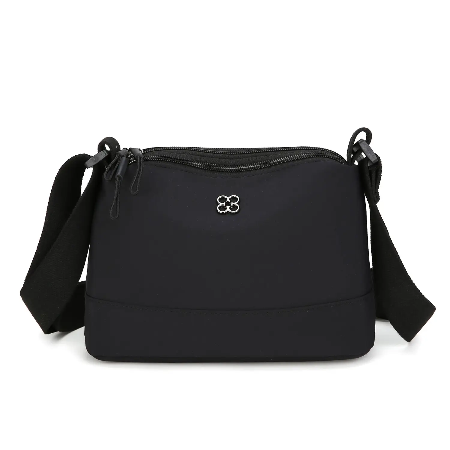 Women's Waterproof Crossbody Bag Black Nylon 2024 - Image 2