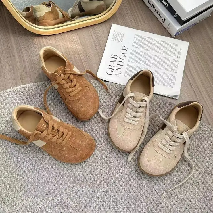 Women's Shoes Foreign Trade Wholesale Autumn Fashion Thick-Soled Lightweight Breathable Casual Shoes Outdoor Trendy Korean Style Sneakers for Women - Image 5