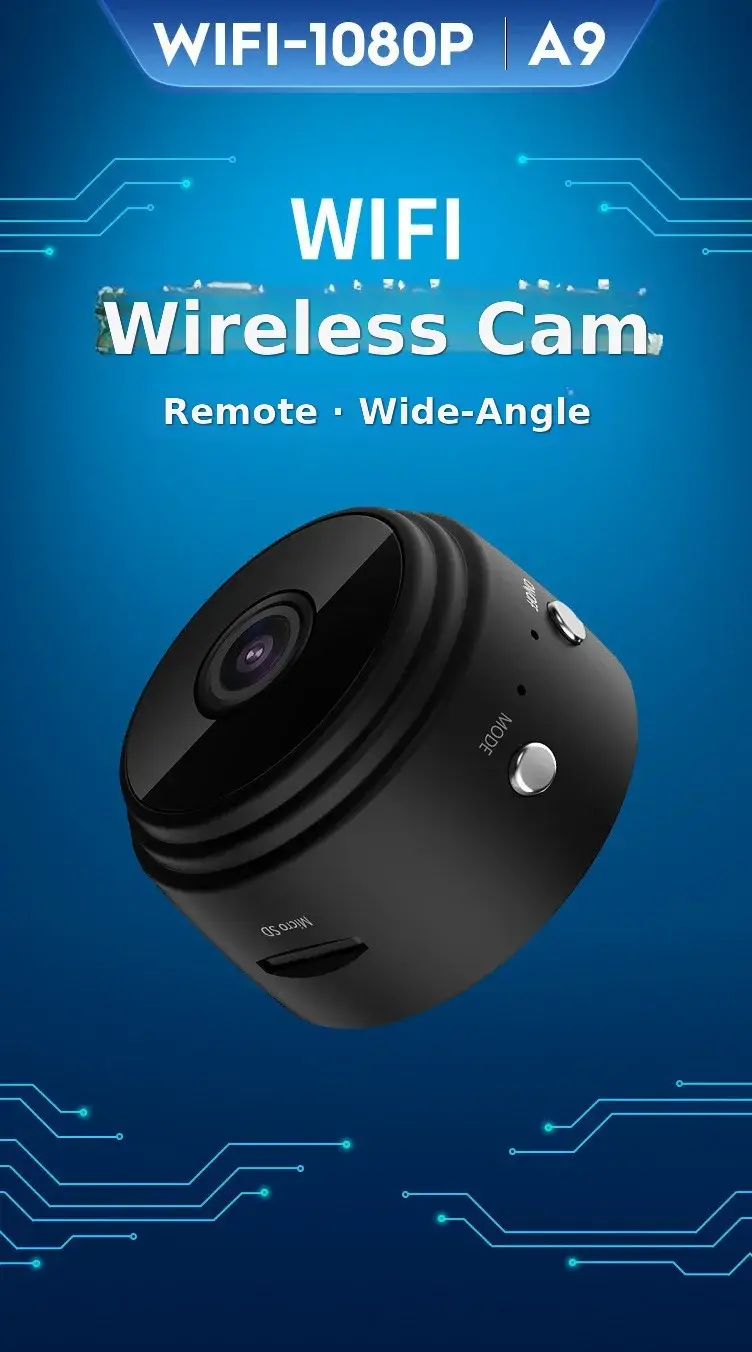 Wireless A9 Night Vision Camera 360 View — feature 1