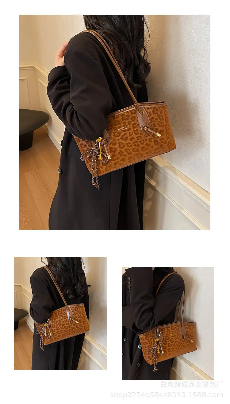Leopard Print Large Shoulder Bag Women 2026 — feature 10