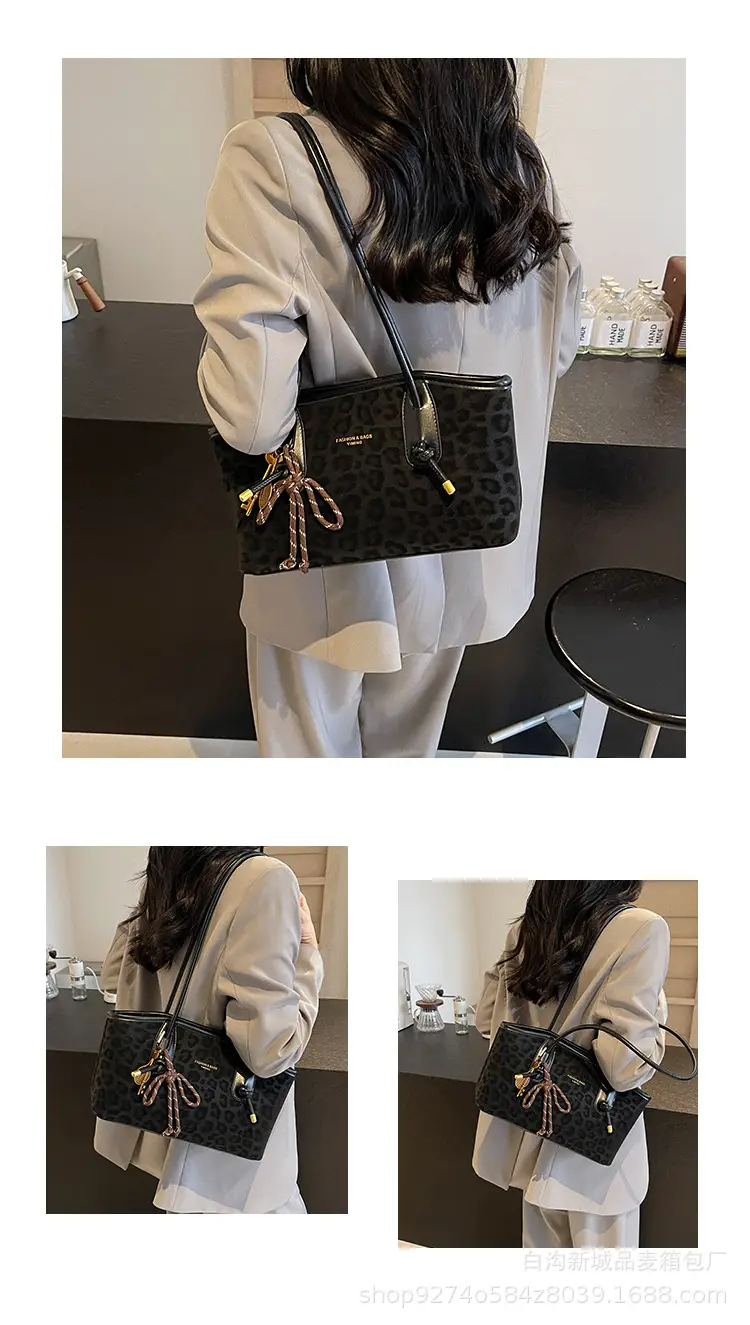 Leopard Print Large Shoulder Bag Women 2026 — feature 11