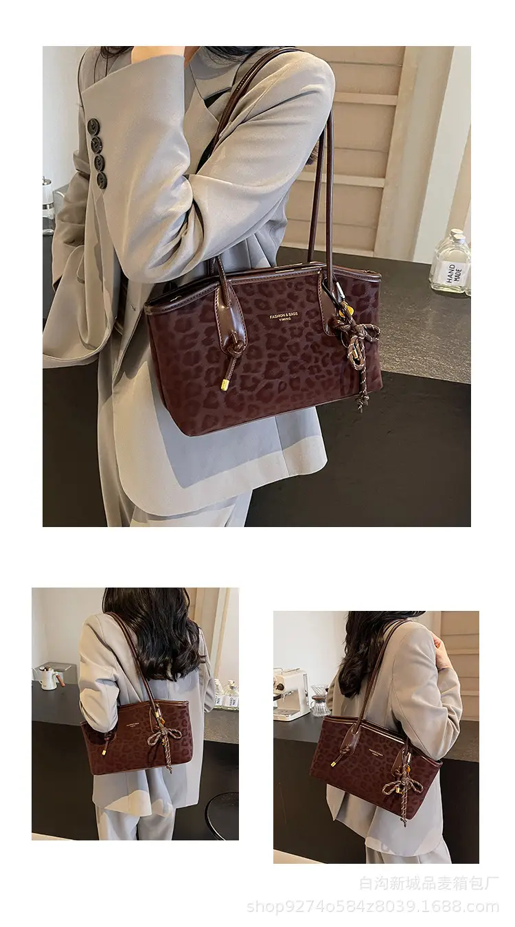 Leopard Print Large Shoulder Bag Women 2026 — feature 12