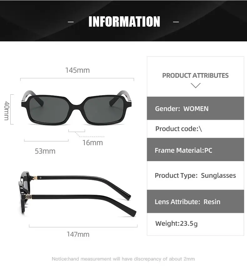 Korean-style Sunglasses Hawksbill Color Women's Nerd Glasses β feature 10