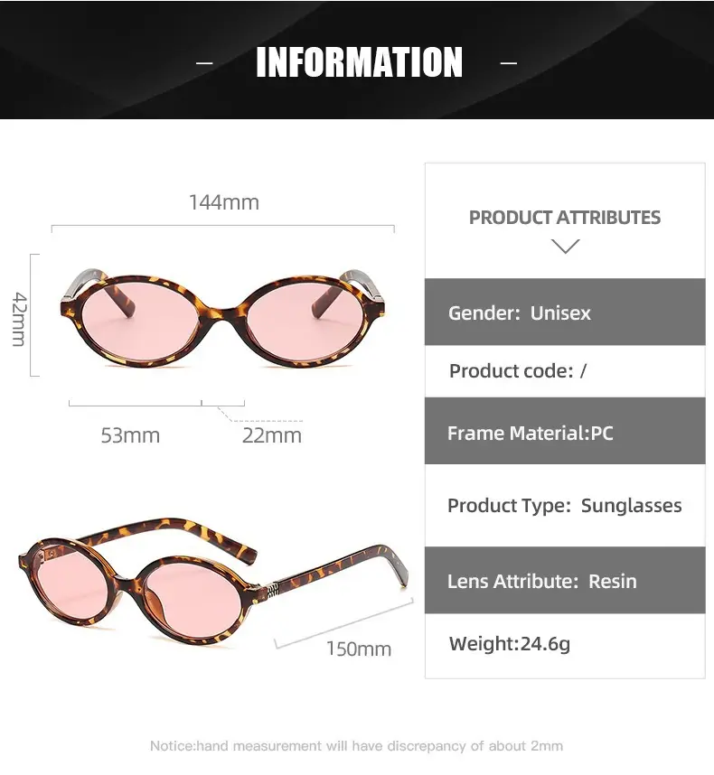 Korean-style Sunglasses Hawksbill Color Women's Nerd Glasses β feature 6