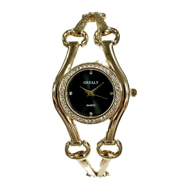 Green Crystal Bracelet Women's Quartz Watch - Image 13