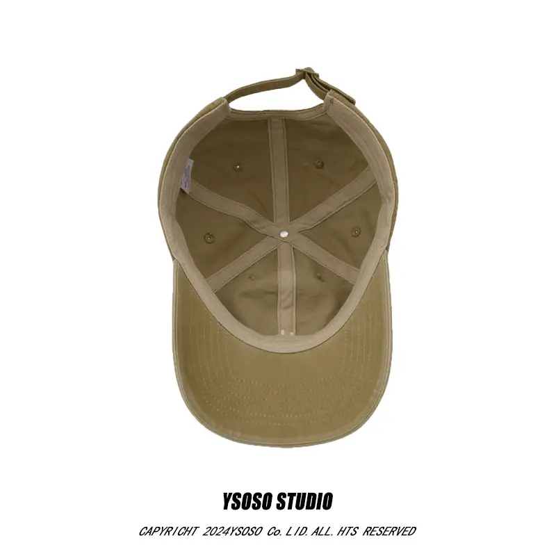 Men's H-Letter Embroidered Baseball Cap Grey — feature 17