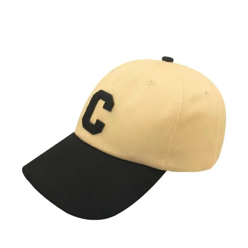 Pink Black Embroidered Baseball Cap for Men Women