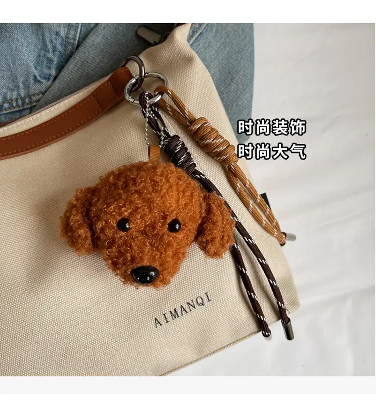 Large Capacity Contrast Color Handbag Women's Canvas Crossbody Bag — feature 9