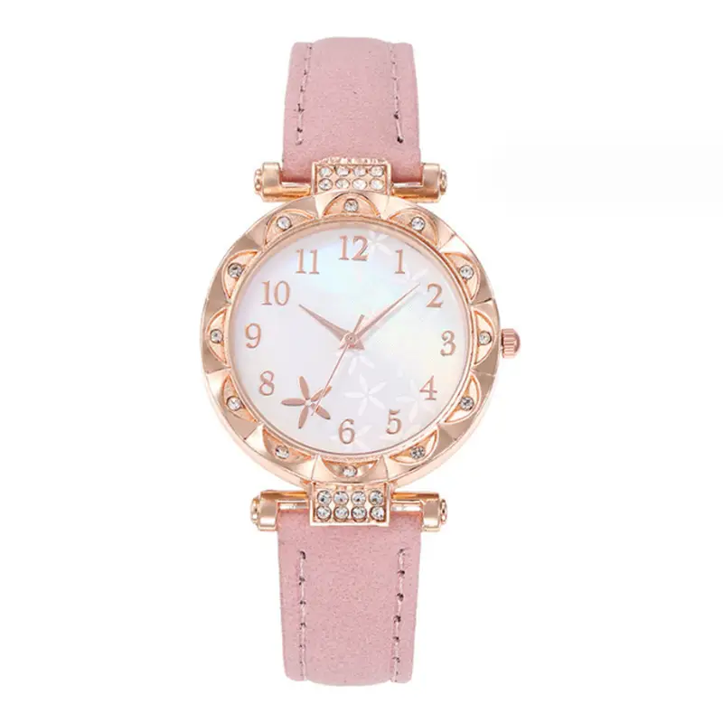 New TikTok Popular Women's Watch Fashion Personality Simple Watch Butterfly Digital Belt Watch suit - Image 40