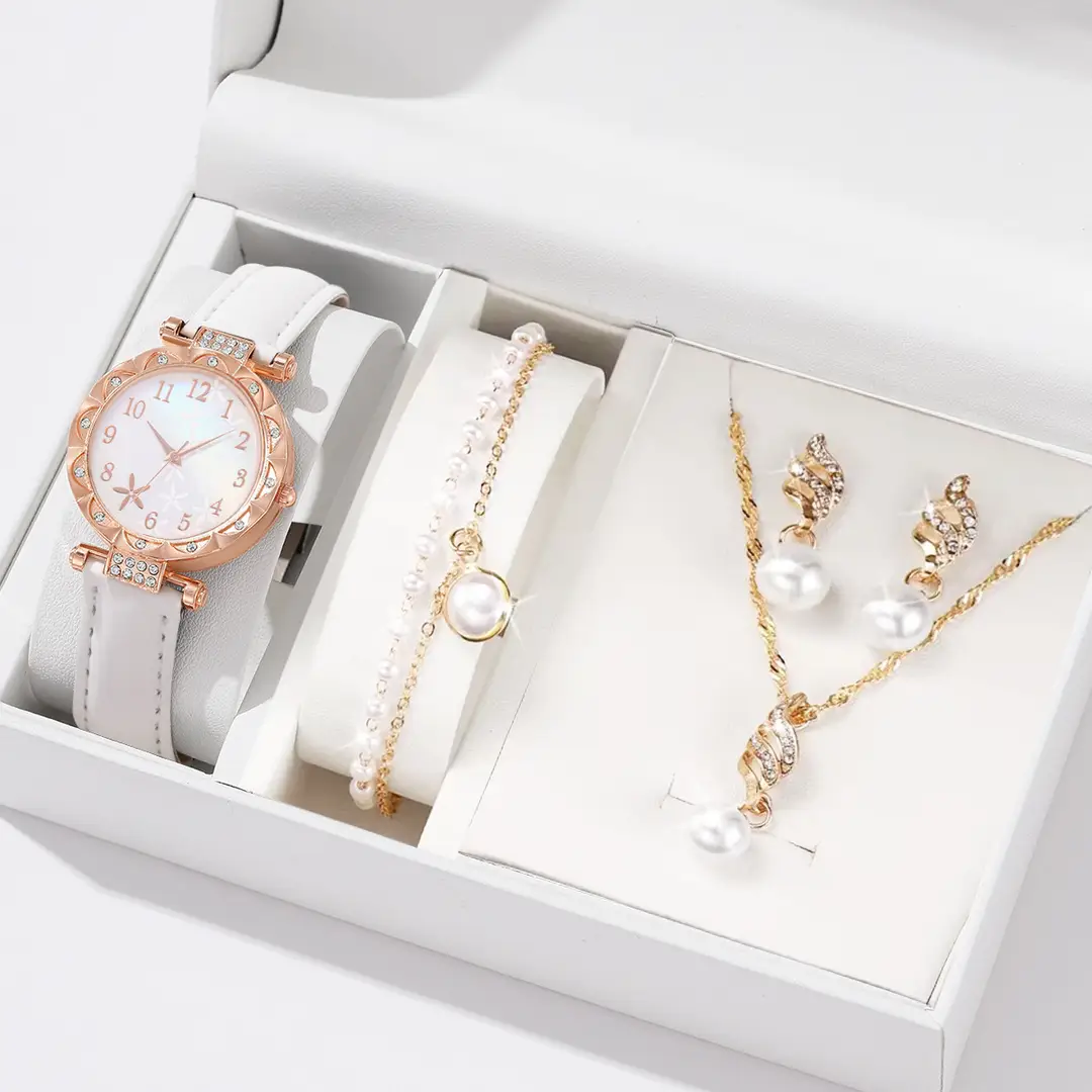 New TikTok Popular Women's Watch Fashion Personality Simple Watch Butterfly Digital Belt Watch suit - Image 13