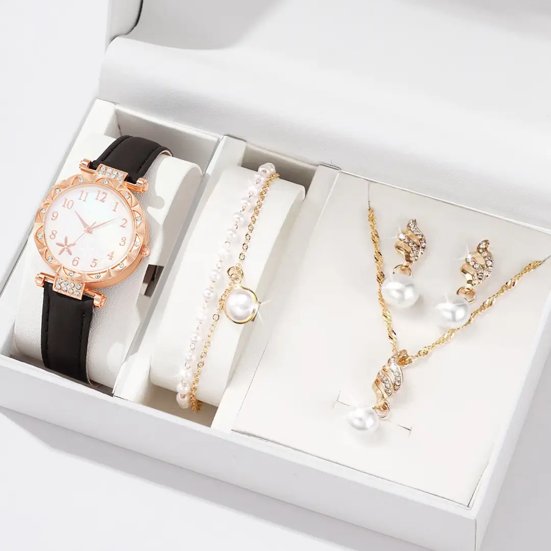 New TikTok Popular Women's Watch Fashion Personality Simple Watch Butterfly Digital Belt Watch suit - Image 16