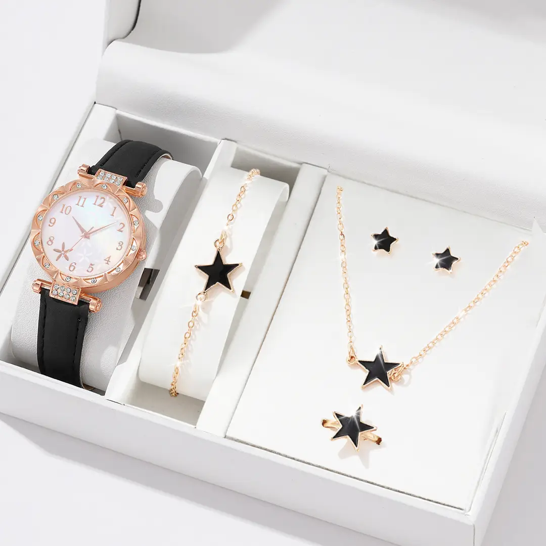 New TikTok Popular Women's Watch Fashion Personality Simple Watch Butterfly Digital Belt Watch suit - Image 21