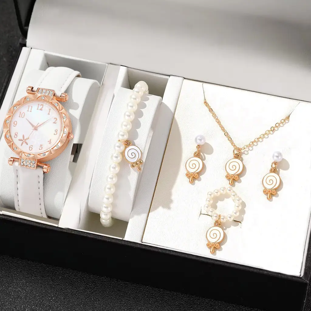 New TikTok Popular Women's Watch Fashion Personality Simple Watch Butterfly Digital Belt Watch suit - Image 23