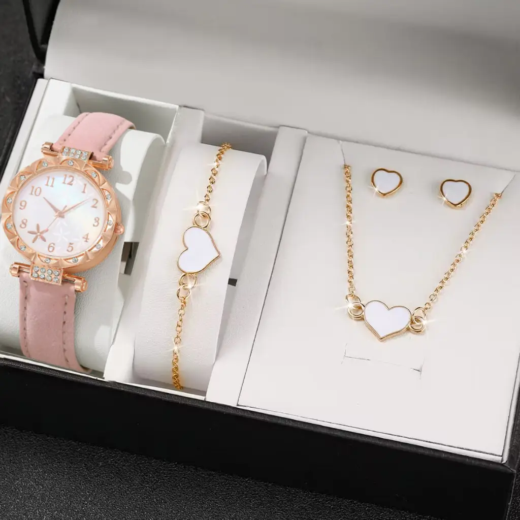 New TikTok Popular Women's Watch Fashion Personality Simple Watch Butterfly Digital Belt Watch suit - Image 25