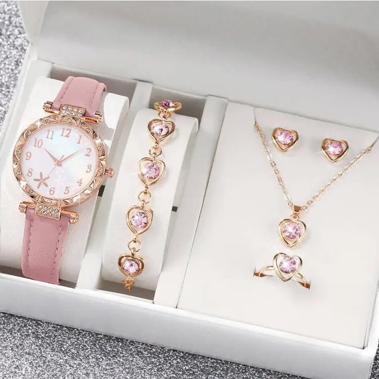 New TikTok Popular Women's Watch Fashion Personality Simple Watch Butterfly Digital Belt Watch suit - Image 34