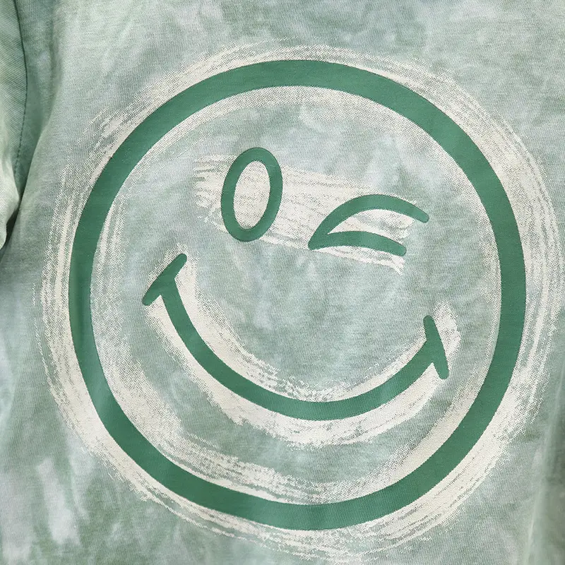 Boys Green Tie-Dye Polo Shirt 2026 - Image 4