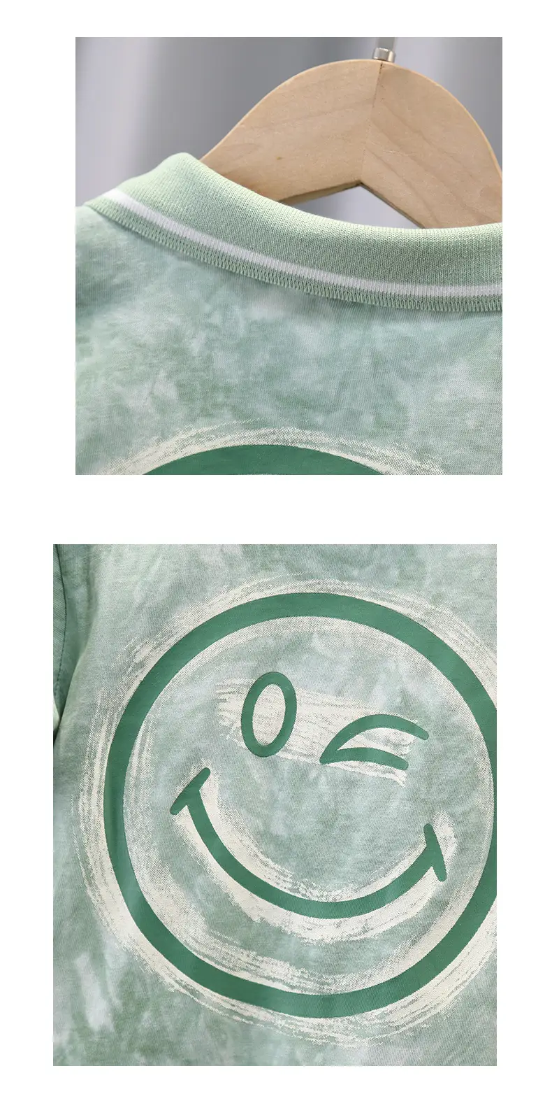 Boys Green Tie-Dye Polo Shirt 2026 — feature 4