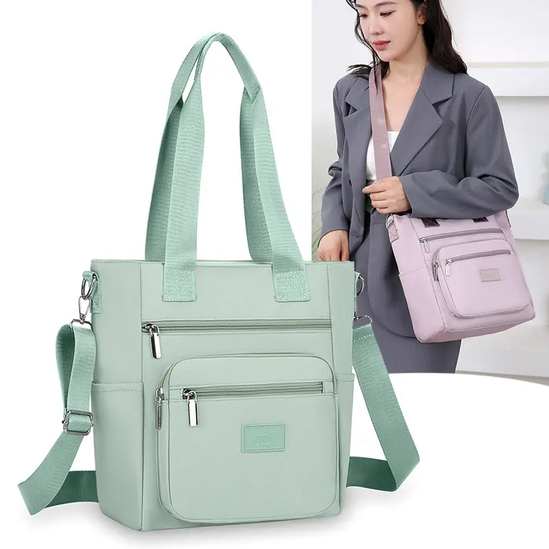Women's 2024 New Oxford Cloth Shoulder Bag Large Capacity Multi Function Crossbody - Image 10