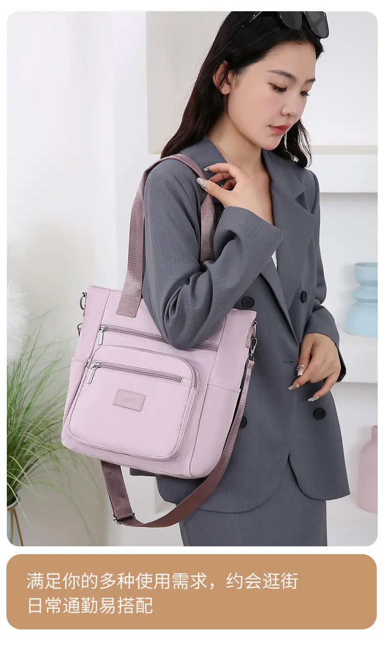 Women's 2024 New Oxford Cloth Shoulder Bag Large Capacity Multi Function Crossbody — feature 11