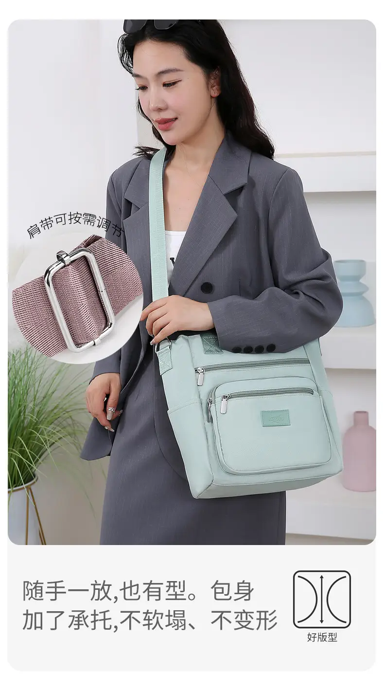 Women's 2024 New Oxford Cloth Shoulder Bag Large Capacity Multi Function Crossbody — feature 8