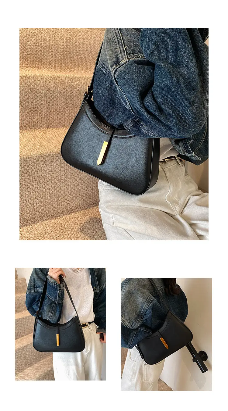 Women's Brown Leather Shoulder Bag 2024 New Fashion — feature 11