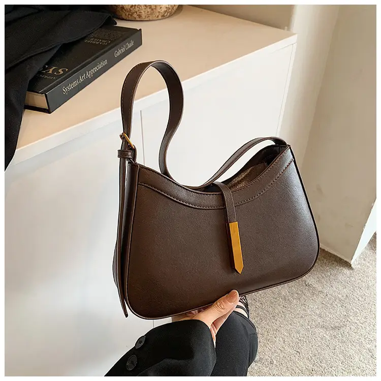 Women's Brown Leather Shoulder Bag 2024 New Fashion — feature 18