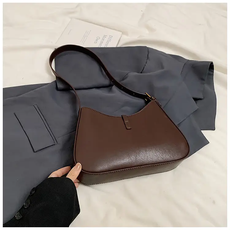Women's Brown Leather Shoulder Bag 2024 New Fashion — feature 22