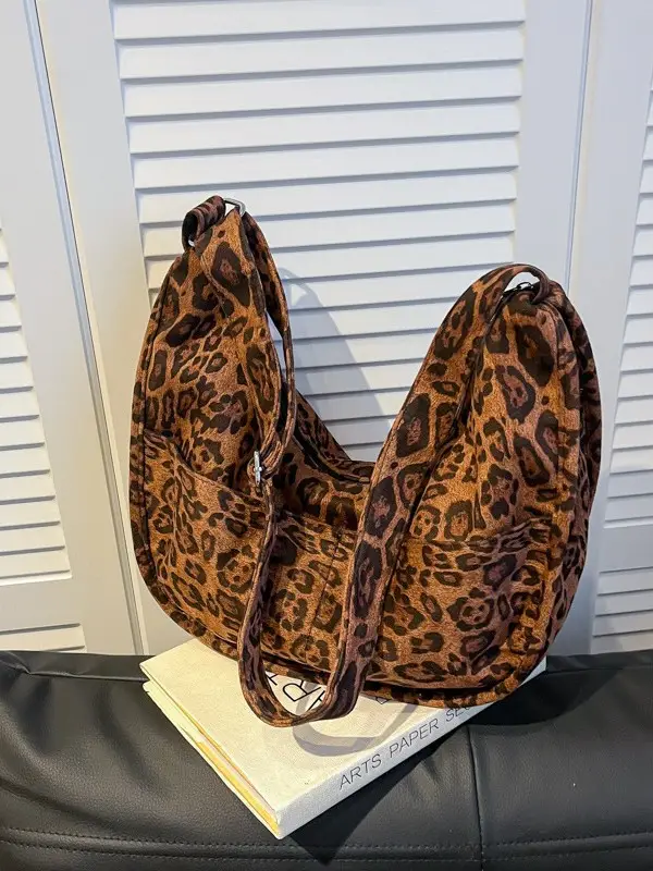 Leopard Print Shoulder Crossbody Bag for Women 2026 - Image 3