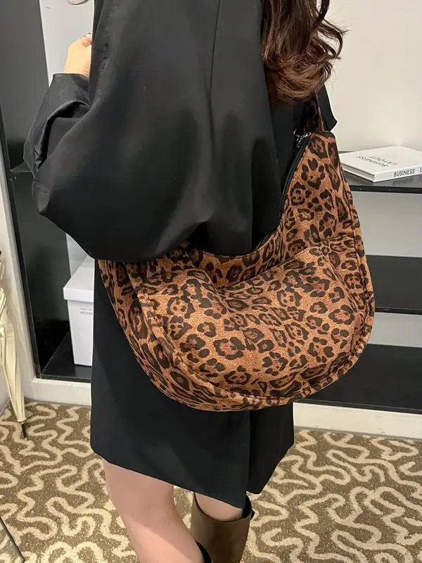 Leopard Print Shoulder Crossbody Bag for Women 2026 - Image 4