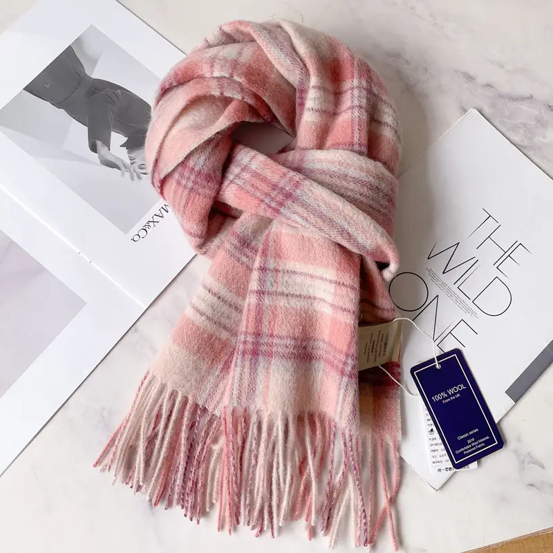 01#Pink rice plaid-without gift box