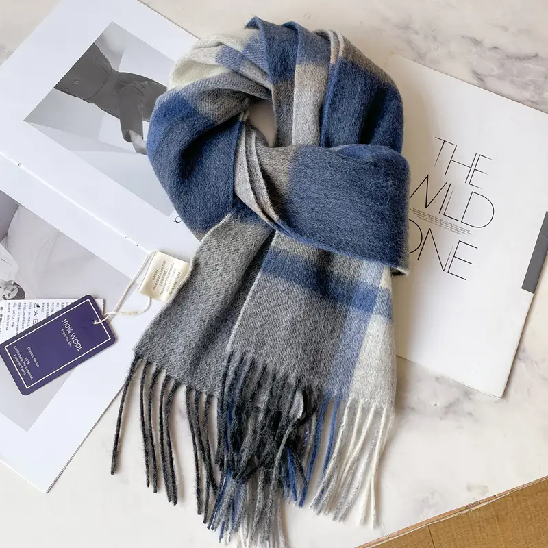 6#Blue and gray squares-without gift box