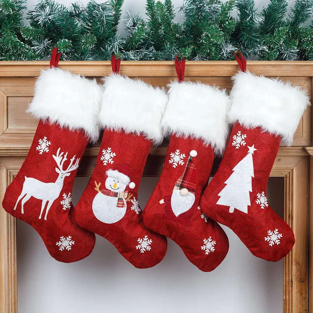 Personalized Christmas Socks with Glowing Embroidery - Image 7