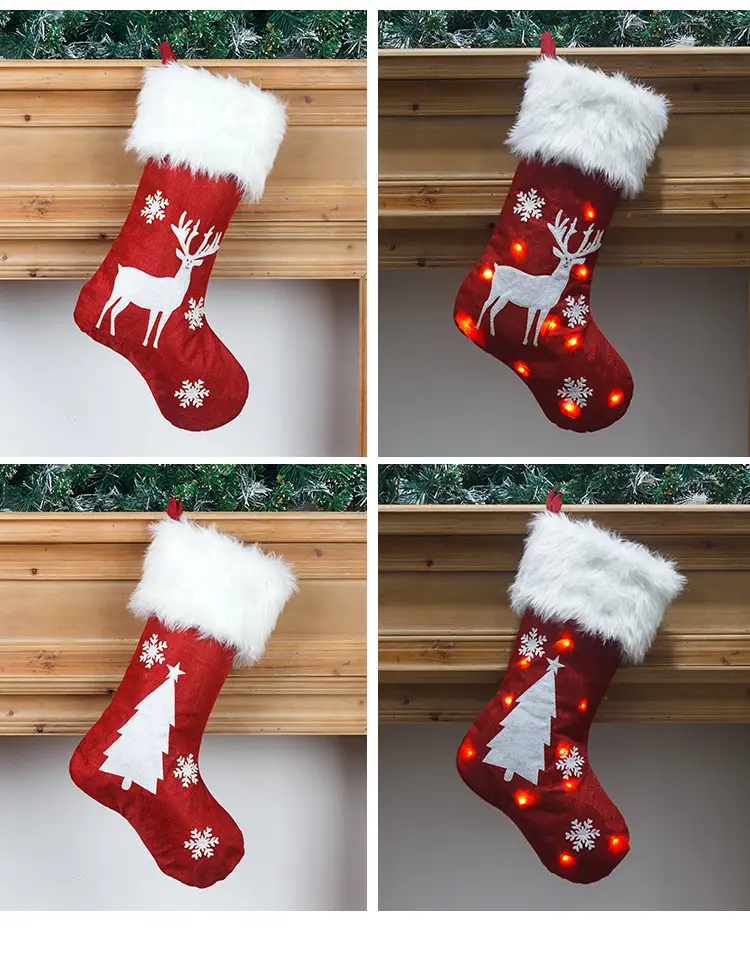 Personalized Christmas Socks with Glowing Embroidery — feature 10