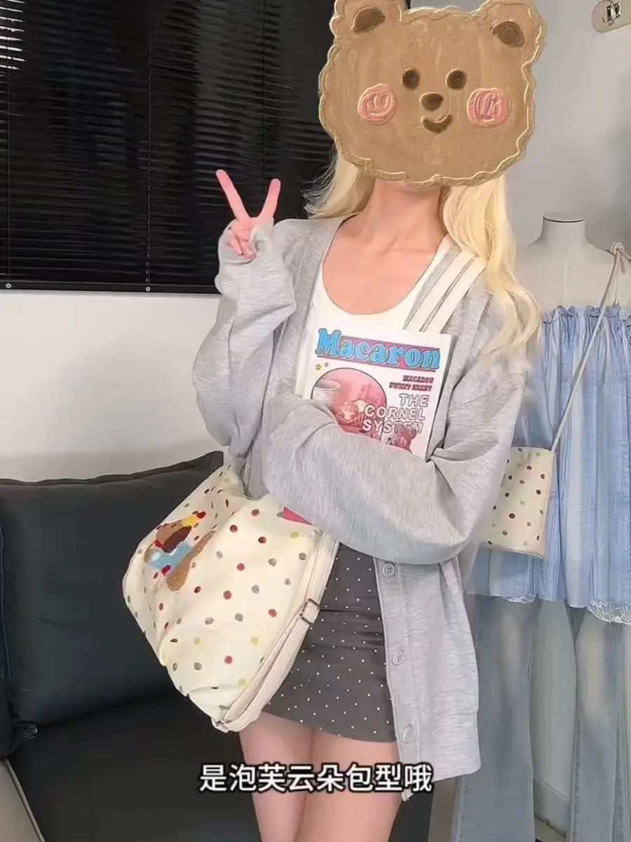Dachshund Dot Bag for Students Commuter Shoulder Crossbody — feature 9