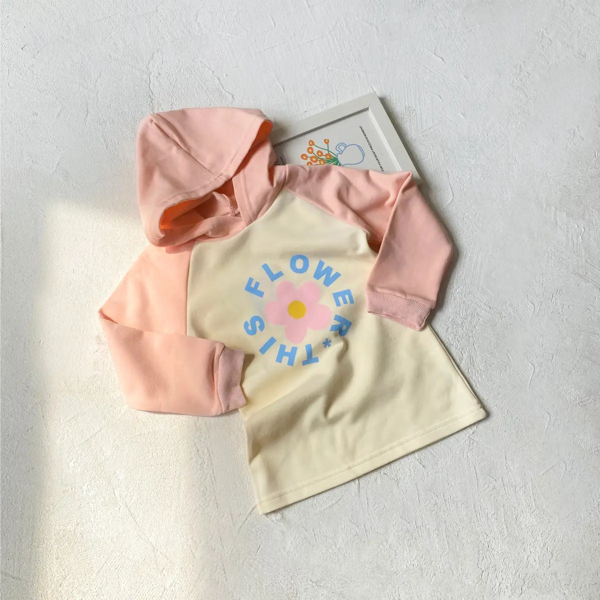 Red Long Sleeve T-Shirt with Heart Design for Kids — feature 33